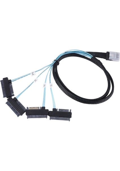 Mini SAS-36P Sff 8087 Ila 4 Sas 29P Kablo 15P Sata Sabit Sürücü Kablosu 1m (Yurt Dışından)