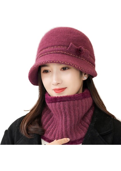 sonbahar ve Kış Kadın Örgü Şapkaları Çok Yönlüdür (Yurt Dışından)