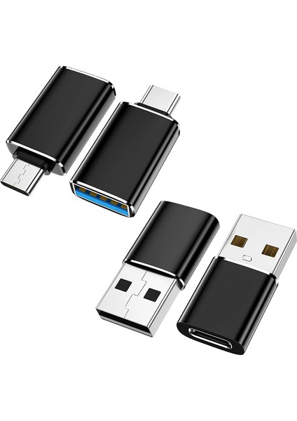 Iphone/pc Için 4'lü USB C - USB Adaptörü ve USB - USB C Adaptörü (Yurt Dışından)