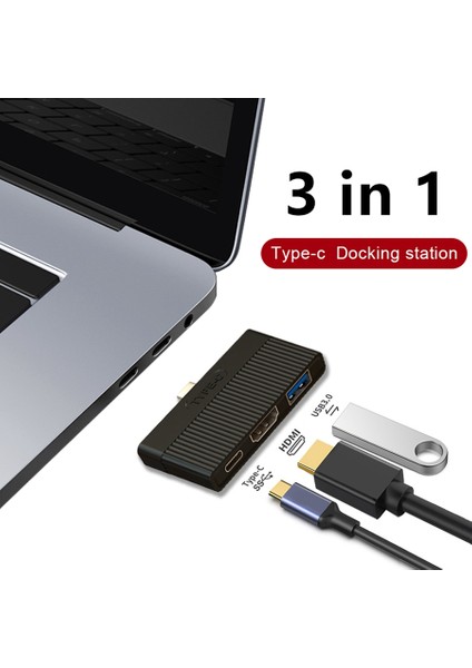 Nintendo Adaptörü Için Type-C - Hdmı/usb3.0/pd 3'ü 1 Arada Yerleştirme Istasyonu (Yurt Dışından) indirimleri