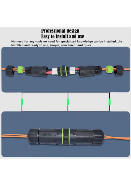 IP68 Su Geçirmez Sc Çift Çekirdekli Fiber Optik Bağlantı Elemanı Fiber Optik Uzatma (Yurt Dışından)