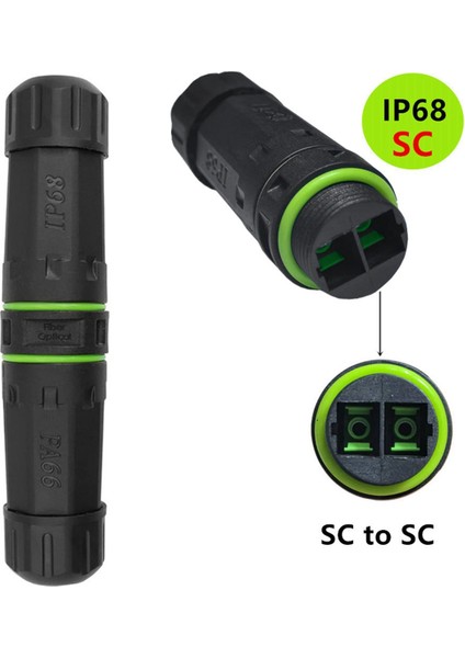 IP68 Su Geçirmez Sc Çift Çekirdekli Fiber Optik Bağlantı Elemanı Fiber Optik Uzatma (Yurt Dışından) fırsatları