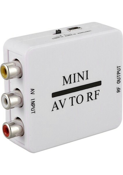 Mini Hd Video Dönüştürücü Kutusu Rca Av Cvsb - Rf Video Adaptörü Dönüştürücü (Yurt Dışından) fiyatları