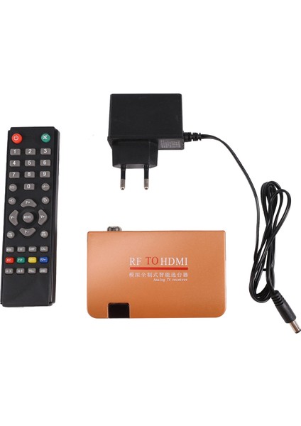 Rf HDMI Dönüştürücü Analog Tv Kutusu Dijital Kutu Uzaktan Kumanda Ab Fişi (Yurt Dışından)