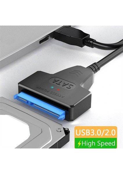 Usb3.0 Kolay Sürücü Hattı Sata 22PIN USB Transfer Kablolaması USB(22CM) (Yurt Dışından)