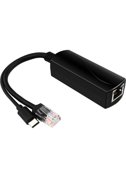 Poe - Usb-C 5V Adaptörü, Ieee 802.3AF/AT, Raspberry Pi 4(Gigabit) Için (Yurt Dışından)