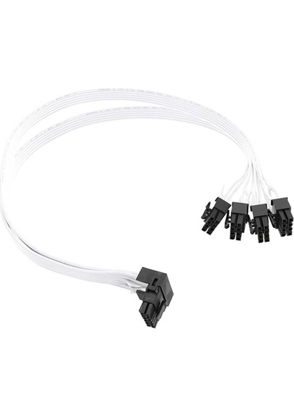 1 Adet 4xcpu 8-Pin - 16 Pin Erkek 50CM Beyaz (Yurt Dışından)