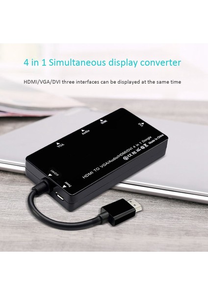 Dizüstü Bilgisayar Hdtv Projektör Için HDMI Ayırıcı 4'ü 1 Arada Dönüştürücü (Yurt Dışından) fiyatları