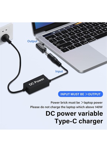 Pd 140W Dc - Tip C Güç Şarj Adaptörü (B) (Yurt Dışından)