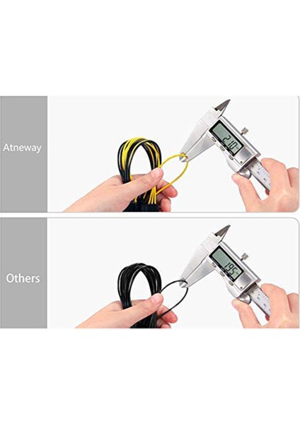 6 Adet 8 Pin Pcı-E - 2 Pcı-E 8 Pin (6 Pin + 2 Pin) Güç Kablosu (Yurt Dışından) modelleri