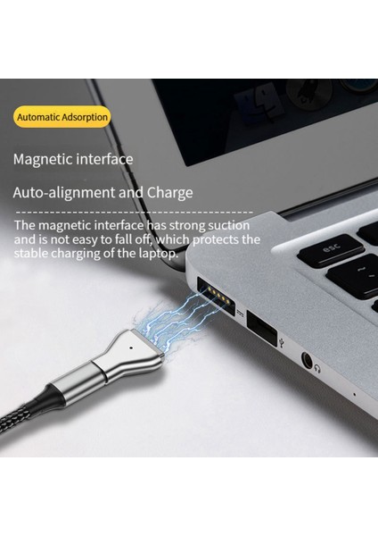 Macbook Pro USB C'den Magsafe 2 Manyetik Pd Hızlı Şarj Adaptörüne (Yurt Dışından)