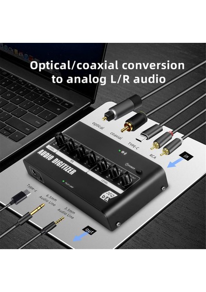 Dijital Optik Koaksiyel Ses Rca 3.5mm Analog Ses Abd Fişi (Yurt Dışından) fiyatları