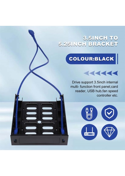 x USB 3.0 Ön Panel 3,5 Inç Cihaz/hdd Veya 2,5 Inç Braket (Yurt Dışından) indirimleri