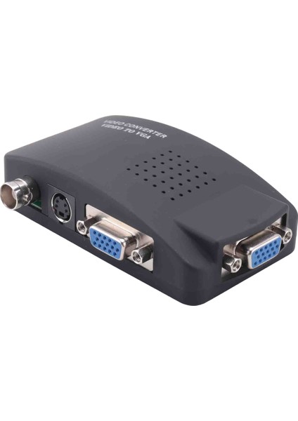 Svideo Av - VGA Dönüştürücü Adaptör Kompozit Rca Av Cvbs Girişi VGA Çıkışı (Yurt Dışından)