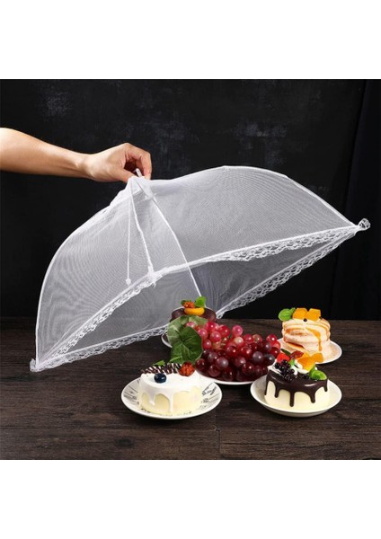 Gıda Koruyucu Şemsiye Yiyecek Sinek Koruyucu Tül Cibinlik 65 Cm modelleri