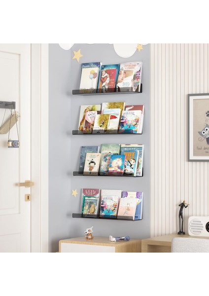 Transparan Füme Duvar Raf (30 cm x 10 cm ) indirimleri