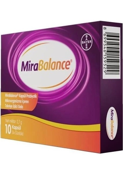 Mirabalance Probiyotik 10 Kapsül