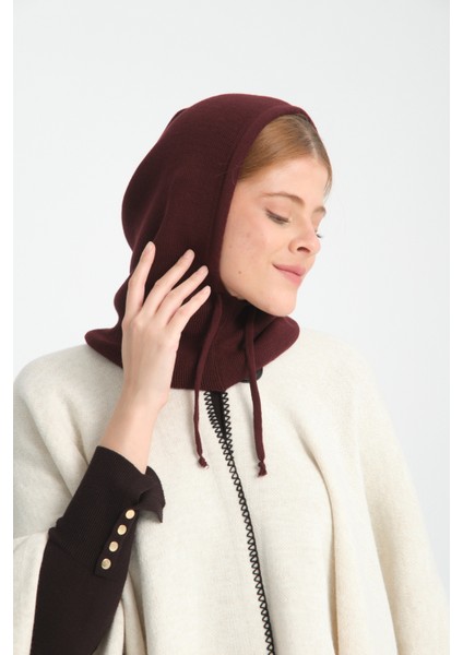 Yarlanabilir Triko Başlık, Balaclava, Triko Başlık, Bere, Kapüşonlu Başlık, Triko Örgü Balaclava