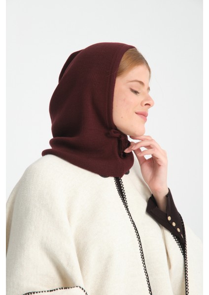 Yarlanabilir Triko Başlık, Balaclava, Triko Başlık, Bere, Kapüşonlu Başlık, Triko Örgü Balaclava