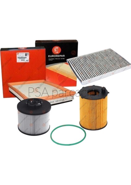 Ds Automobiles Ds 5 Euro 6 1.6 Hdı Periyodik Bakım Filtre Seti 4lü Tek Ebat