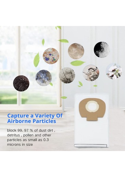 VC2010L VC2512L VC2012L VC3011L VC3012L Robot Süpürge Parçası Süpürge Için 8 Adet Yedek Parça Toz Torbası (Yurt Dışından) fiyatları