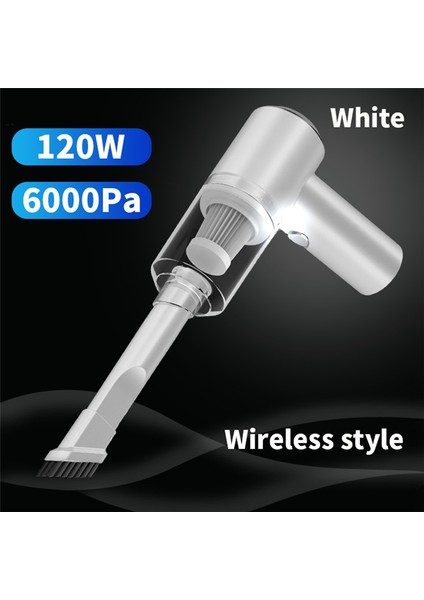 Araba Süpürgesi Için Kablosuz Şarj Edilebilir Yüksek Emişli Mini Hoover'lar Elde Taşınabilir Islak ve Kuru Siyah (Yurt Dışından) fiyatları