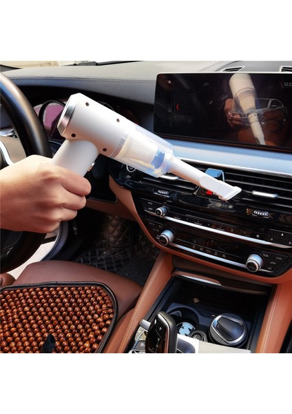 Araba Süpürgesi Için Kablosuz Şarj Edilebilir Yüksek Emişli Mini Hoover'lar Elde Taşınabilir Islak ve Kuru Siyah (Yurt Dışından) modelleri