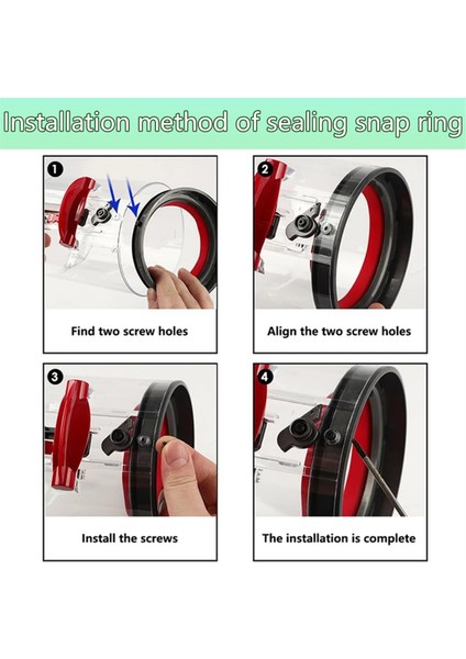 V10 SV12 Elektrikli Süpürge Toz Haznesi Sabit Sızdırmazlık Halkası Yedek Parça Kutusu (Yurt Dışından) indirimleri