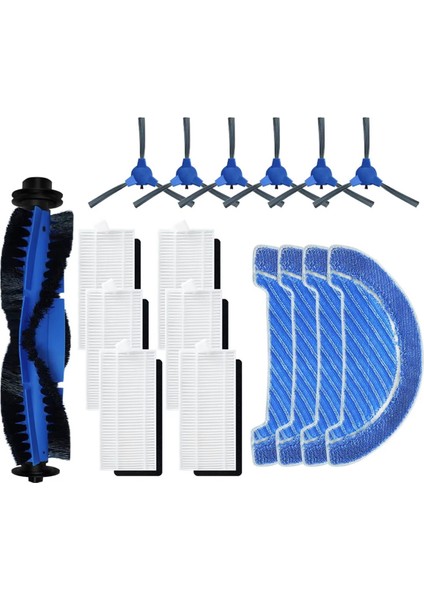 1090 1790 Titanium Ultra Vakumlu Süpürge Ana Yan Fırça Filtre Paspas Kapağı Parça Aksesuar Takımı (Yurt Dışından)