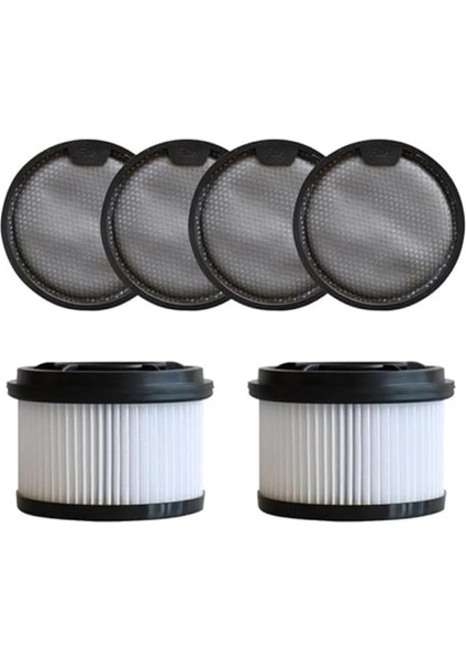Elektrikli Süpürge Filtresi, Ön Hepa T10 T20 T30 Parça Aksesuarları (6 Adet) Için Uyumlu (Yurt Dışından)