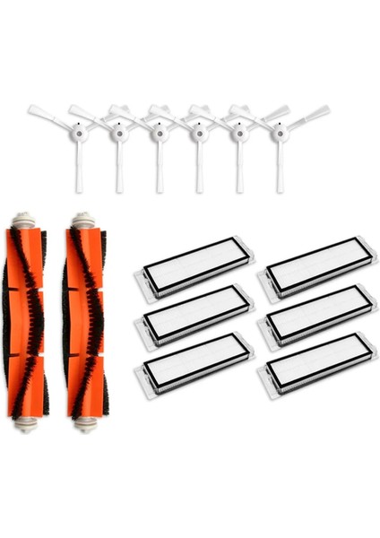 Xiaowa Lite C10 / C102-00 Robot Süpürge Yedek Parça Aksesuarları Ana Yan Fırça Hepa Filtresi (Yurt Dışından)