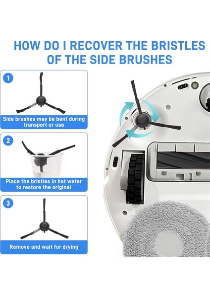 L10 Ultra / L10S Robot Süpürge Için Aksesuar Seti, Ana Fırçalar, Hepa Filtreler, Toz Torbaları ile Aksesuarlar (Yurt Dışından) indirimleri