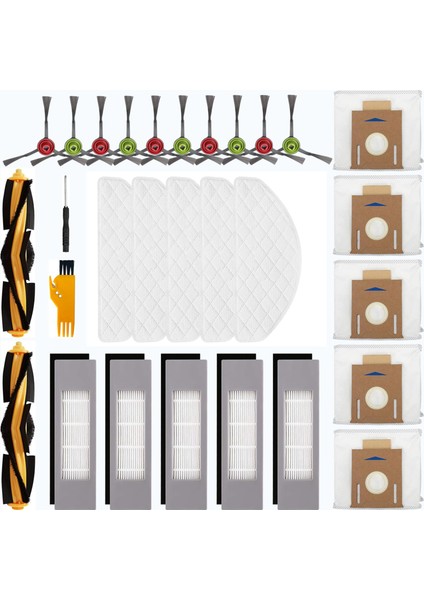 Ozmo T8 Max N8 Pro Pro+ Robot Süpürge Aksesuarları Kiti Için Yedek Parçalar (Yurt Dışından)