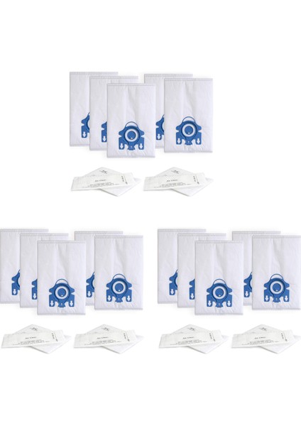 15X Yedek Gn 3D Toz Torbası Canister S2, S5, S8, Classic C1, Complete C2 ve C3 Elektrikli Süpürge Için (Yurt Dışından)