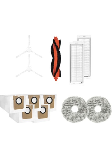 Omni M30 PRO/C107 Robot Süpürge Paspas Parçaları Için Yedek Aksesuarlar Yan Ana Fırça Filtre Toz Torbası (Yurt Dışından)