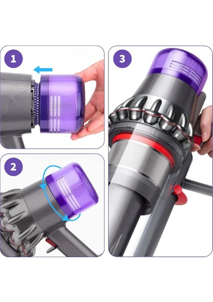 V11 V15 SV14 SV15 SV22 Elektrikli Süpürge Aksesuarları Toz Kutusu Filtreli Yedek Parçalar (Yurt Dışından) modelleri