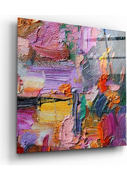 Abstract Art Dekorasyon Cam Duvar Tablosu