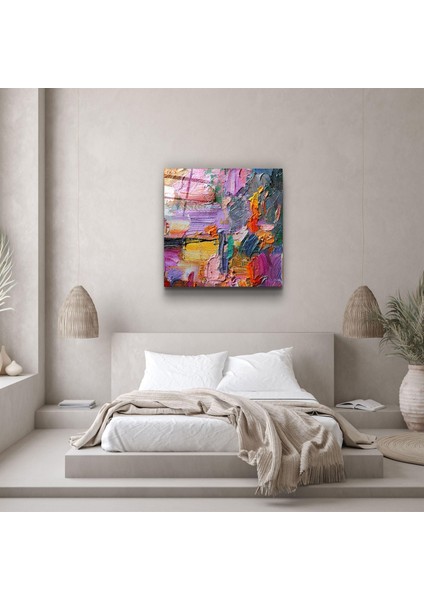 Abstract Art Dekorasyon Cam Duvar Tablosu