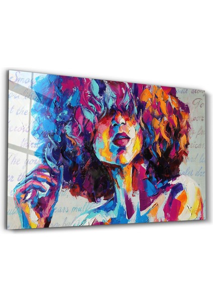 Abstract Painting Dekorasyon Cam Duvar Tablosu