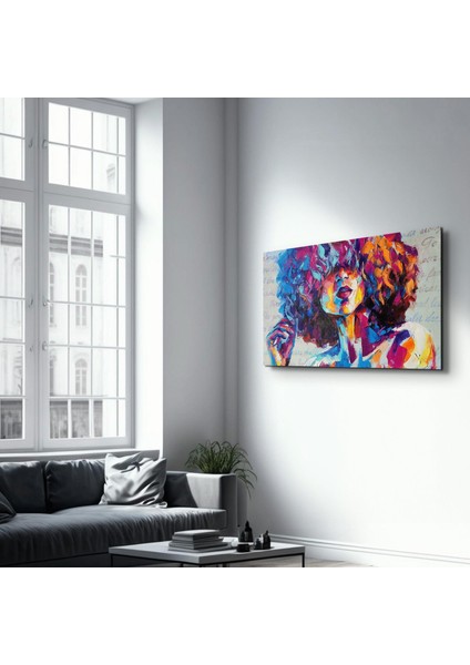 Abstract Painting Dekorasyon Cam Duvar Tablosu