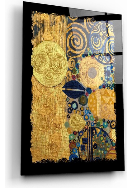 Cuadro Abstract Dekorasyon Cam Duvar Tablosu