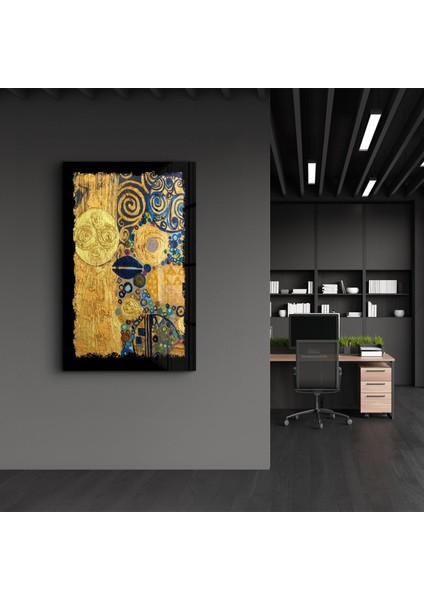 Cuadro Abstract Dekorasyon Cam Duvar Tablosu