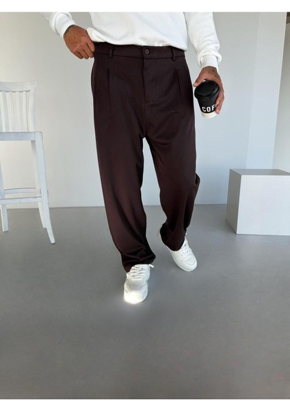 2025 Oversize Pileli Kumaş Pantolon