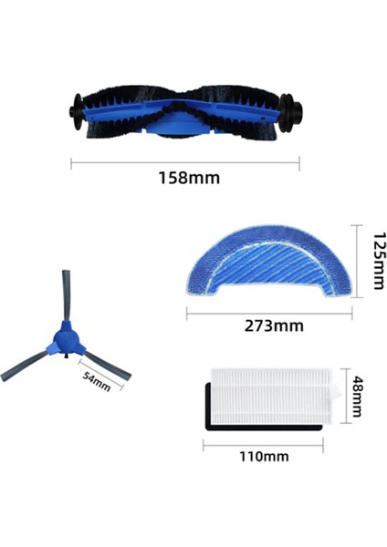 1090 Serisi Yedek Parça Aksesuarları Elektrikli Süpürge Yedek Takımı Sarf Malzemeleri Hepa Filtre Yan Fırça (Yurt Dışından) fiyatları