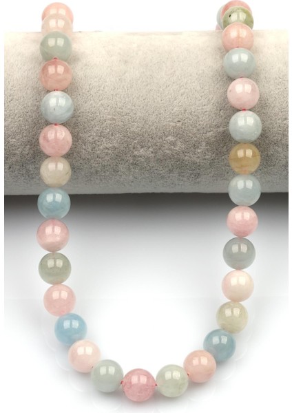 Akuamarin-Morganit-Heliodor Doğal Taş Dizi 10 mm Küre Kesim fiyatları