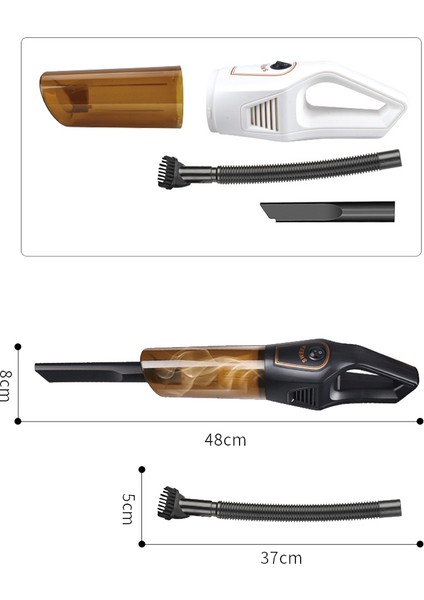 9000PA Kablosuz Araba Süpürgesi 2'si 1 Arada Üflenebilir Kablosuz El Tipi Otomatik Ev ve Çift Kullanımlı Siyah (Yurt Dışından) fiyatları