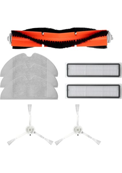 D9 Silindir Yan Fırça Hepa Filtre Paspas Bezi Aksesuarları Için Robotik Elektrikli Süpürge Parçaları (Yurt Dışından)