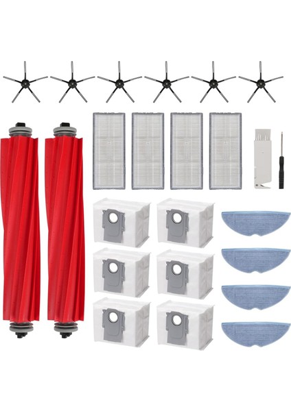 S7 S70 S7MAX T7S Plus Robot Süpürge Aksesuarları Ana Yan Fırça Hepa Filtre Paspas Pedi Yedek Parçaları (Yurt Dışından)