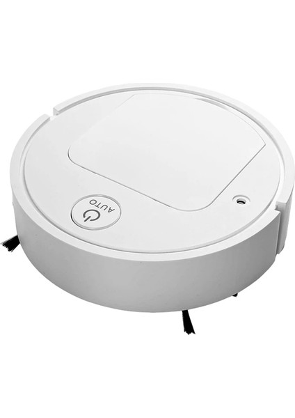 Yeni Islak Paspas USB Şarj Edilebilir 5'i 1 Arada Robot Süpürge Otomatik Temizleme Süpürme Makinesi Temizleyiciler Beyaz (Yurt Dışından)