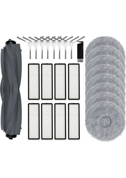 Bot L10 Prime / L10S Pro Elektrikli Süpürge Yedek Parçaları Ana Yan Fırça Hepa Filtre Paspas Bezleri Aksesuarlar (Yurt Dışından)